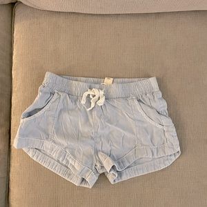 Size medium girls blue billabong shorts